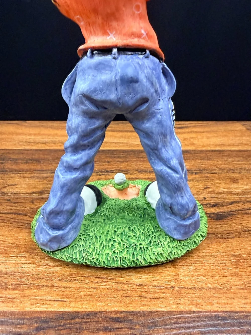 Golfing Clown Figurine